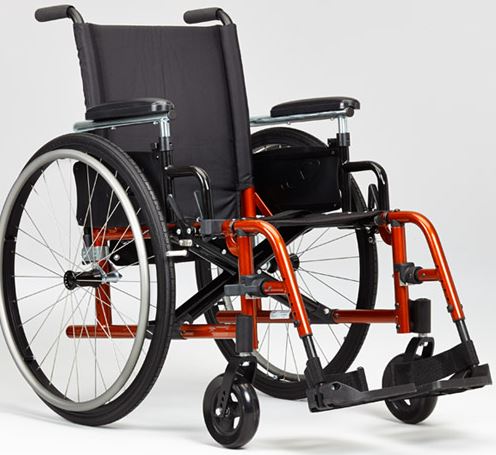 Custom lightweight wheelchair side 2