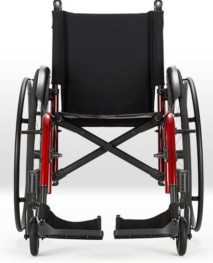 Catalyst 5Vx front Catalyst 5Vx lightweight wheelchair front