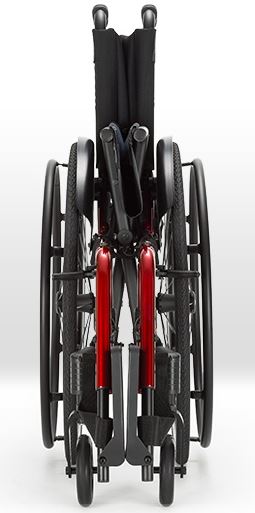 Catalyst 5Vx lightweight wheelchair folded