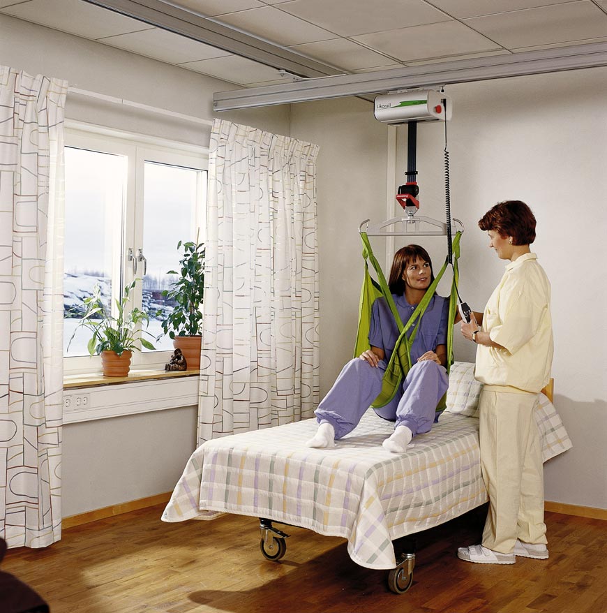 Patient track lift 4
