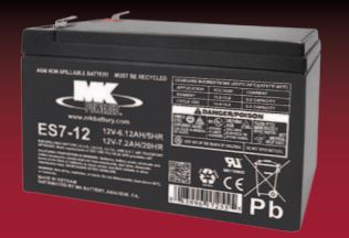 ES7-12 Battery - MK Battery medical equipment battery