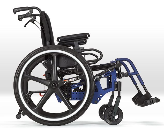 Folding tilt wheelchair 5