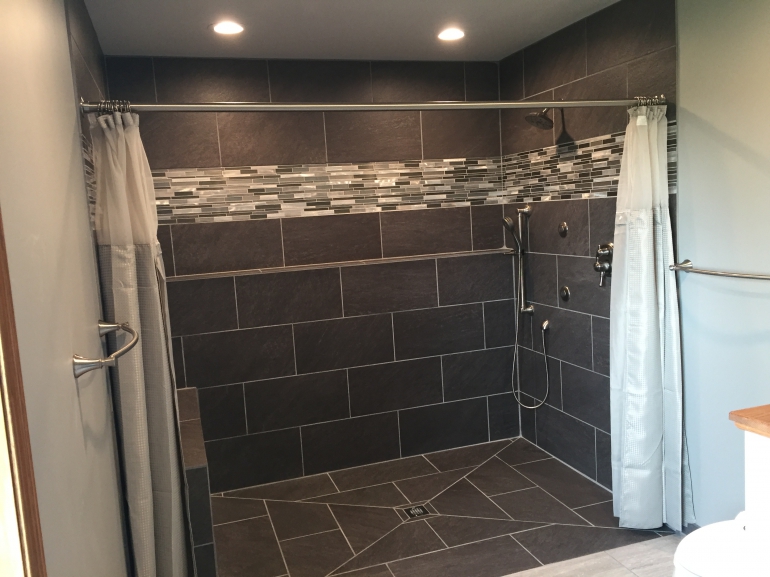 barrier-free shower