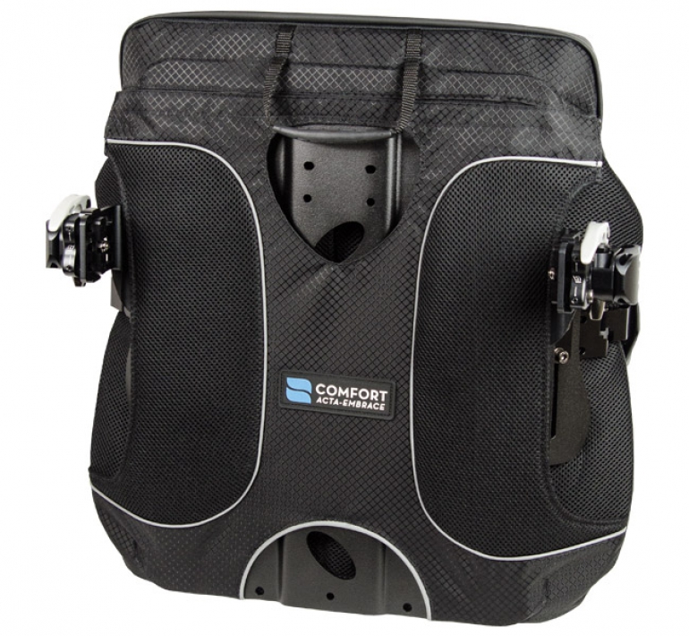 Wheelchair positioning back cushion