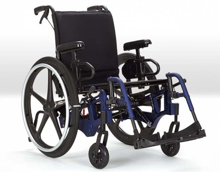 Folding tilt wheelchair 4