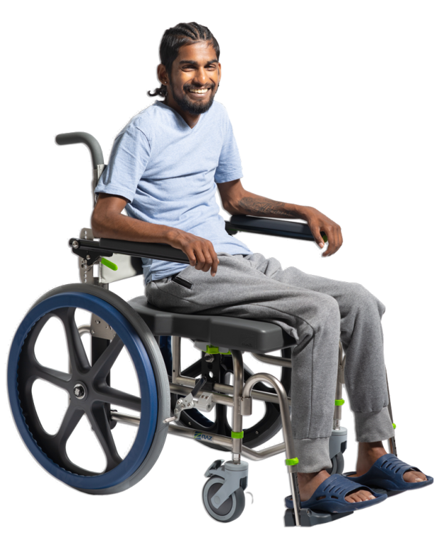 RAZ Designs shower commode chair