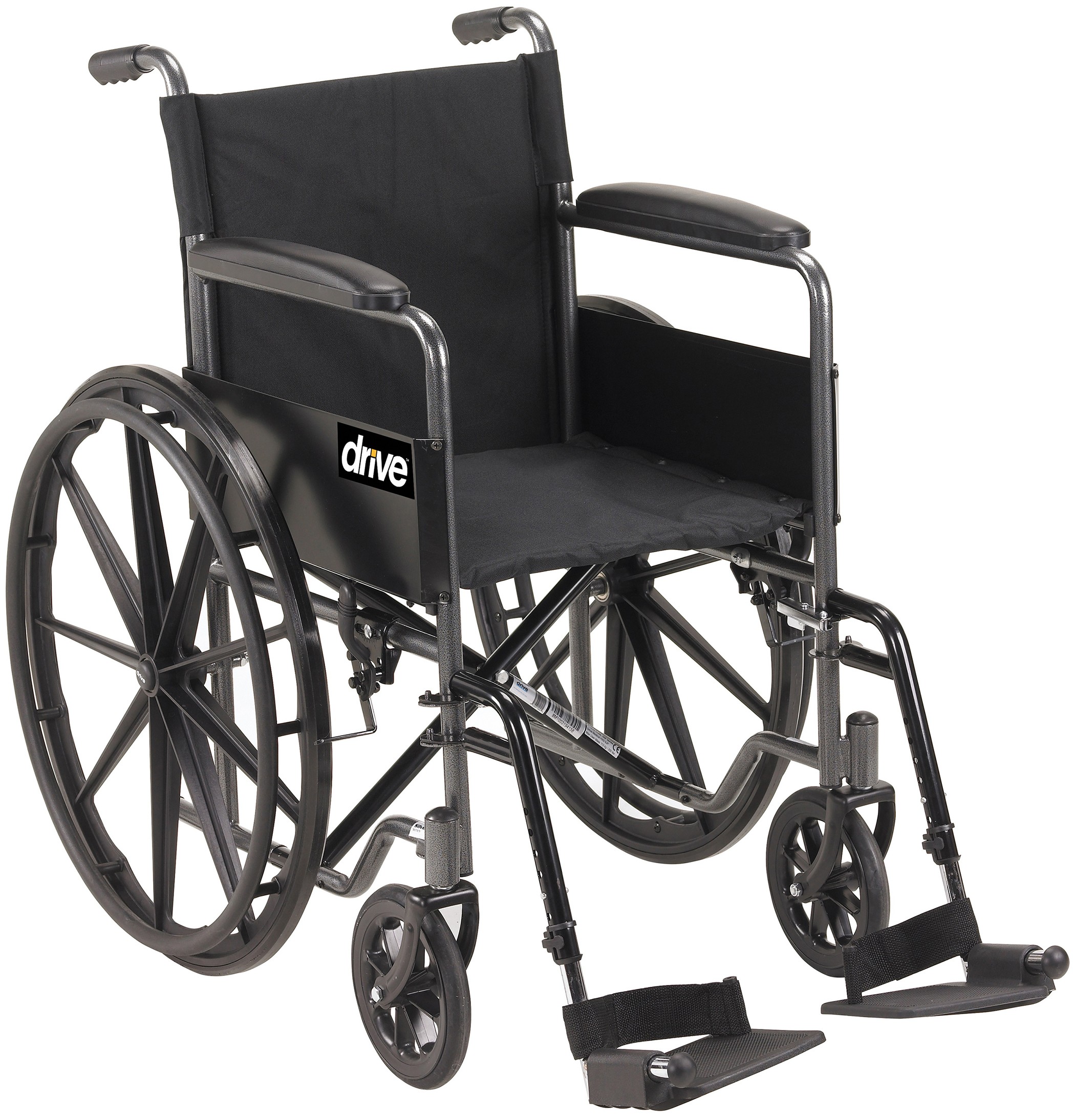 Silver Sport 1 Wheelchair -Drive Medical Standard manual wheelchair