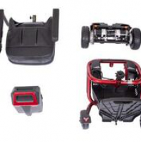 Envy power scooter disassembled thumbnail