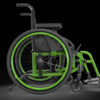 Adult lightweight custom wheelchair - Helio A6 thumbnail