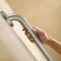 Stainless Steel grab bar - Moen 3 thumbnail Handicap bars 3 thumbnail